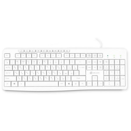 Keyboard Rick 305m White USB Multimedia (1875227)-2