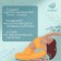 Sangh Flowers yoga block, 23x15x8 cm, turquoise color