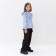 Blouse for Minaku girl color light blue, height 128 cm