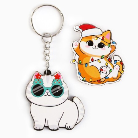 Gift set "Kitty" icon and keychain, 8.3 x 12 cm-2