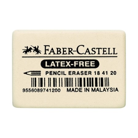 Lastik Faber-Castell, 40 x 27 x 13 mm, rubber, for graphite and colored pencils, white-3