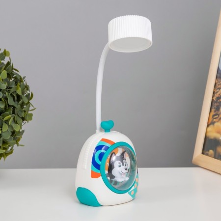 Board lamp "Dog" LED 3W USB white 7x8x28 cm Risalux