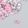 Decor for creativity in the bottle "Rhinestones. Light pink" set of 250 pcs d = 0.6 cm 4x3x3 cm