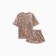 The female set (T -shirt and shorts) KAFTAN VELVET p. 44-46, coffee