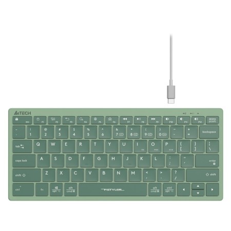 Keyboard A4Tech FSTYLER FBX51C green USB wireless BT/Radio Slim Multimedia (FBX51C 1033886-1