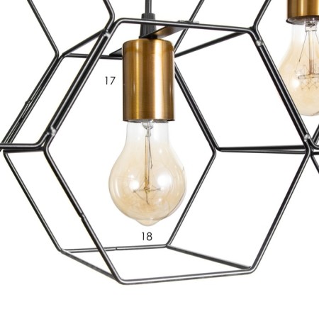 Lamp 2626/5 E27 40W Black 70x20-120 cm-6