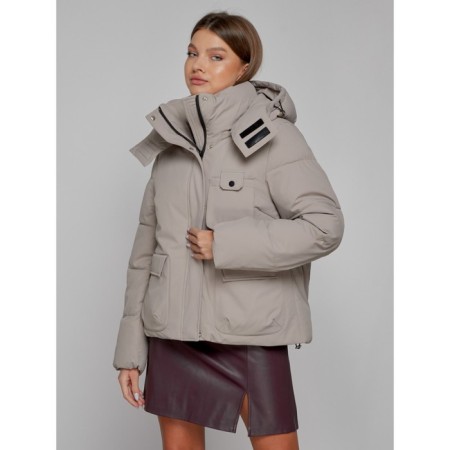Winter jacket, size 50, light brown color-8