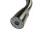 Kitchen mixer Zein Z4961, stainless steel, with a sliding watering can, 2 modes, gray