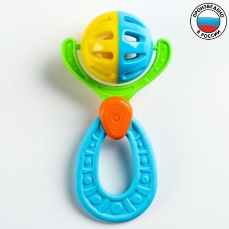 A rattle - a “planet” teether, an elastic pen, types and color mix-7