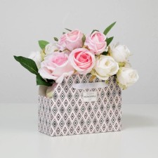 Box for flowers folding SUCH A Wonderful Day, 17 × 13 × 7 cm
