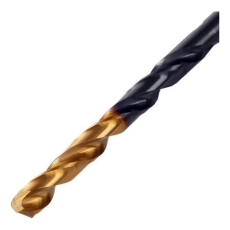 Drill Denzel 717208, 3.8 mm, HSS-Tin, Golden Tip, 10 pcs.-2