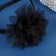 Hair cap "Schoolgirl" Galant strips, D-10 cm 1 cm, black
