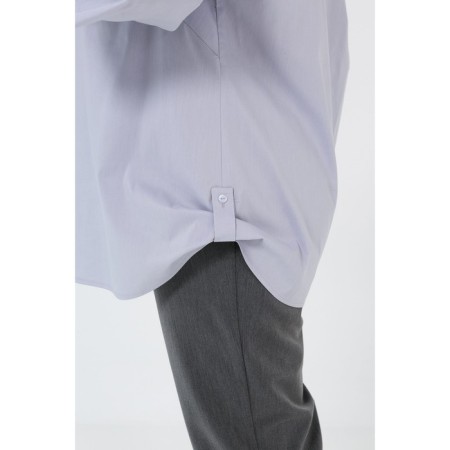 Female blouse, size 62, gray color-4