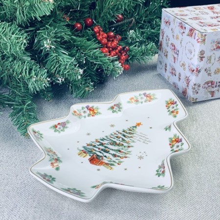 Lenardi dish "New Year", size 25x21.5 cm