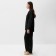 Female pajamas (shirt, trousers) kaftan "strip", black, size 48-50
