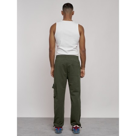 Sports male pants, size 48, khaki color-6