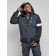 Male winter ski costume, size 56, dark gray color