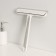 The Raccoon "compact" tweezer, abrasive detergent, additional brush in the handle, TPR.