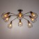 Ortiko chandelier 8he27 40w Black 80x80x25cm Bayerlux