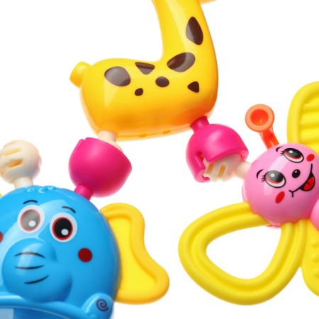 A set of rattles "Gather me", 8 pcs, bright colors-11