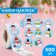 Stickers in the roll "Snowmen", 500 pcs, 3.8 x 3.8 cm