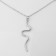 New Year! Symbol of the year 2025! Pendant "snake" elegant, silver color