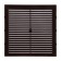 Ventilation grate Zein Lux l194kr, 194 x 194 mm, with a grid, ineffective, brown