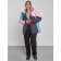 Ski jacket female winter, size 58, pink color