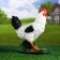 Garden figure "Chicken Ryaba" 27x16x35cm