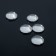 Coboson glass, circle 10mm (set of 5pcs), transparent color