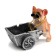 Ash for the house "Pug with a cart", for cigarettes and sticks, 15 x 11 x 7.5 cm