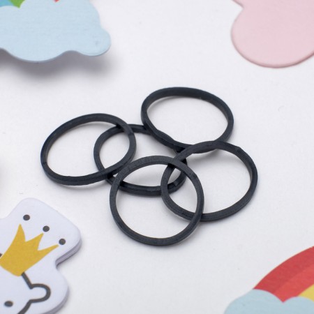 Gum for AFROKOCHICS (set 80 pcs+-5pcs) black-1
