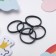 Gum for AFROKOCHICS (set 80 pcs+-5pcs) black