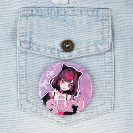 Handing icon "Girl with ears", d = 56 mm-3