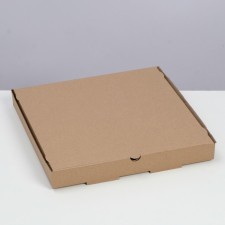 Pizza box 30 x 30 x 3.5 cm, brown