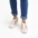 Women's sneakers, beige color, size 38