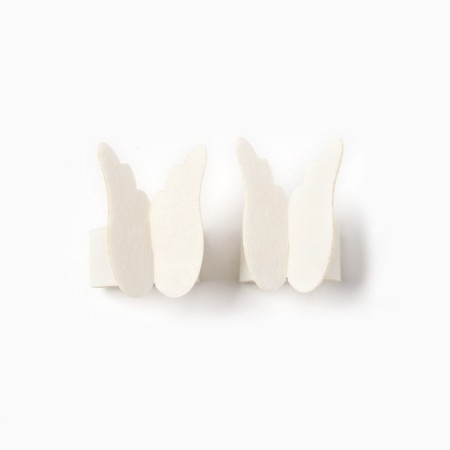 The set is decorative. Rings for napkins "Wings" 2 pcs, d = 5 cm, 100% p/e, felt-4