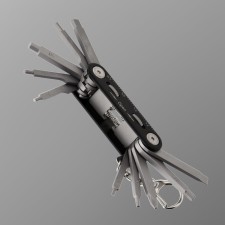 Multitul 11V1: screwdrivers, keys, ruler, black