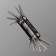 Multitul 11V1: screwdrivers, keys, ruler, black