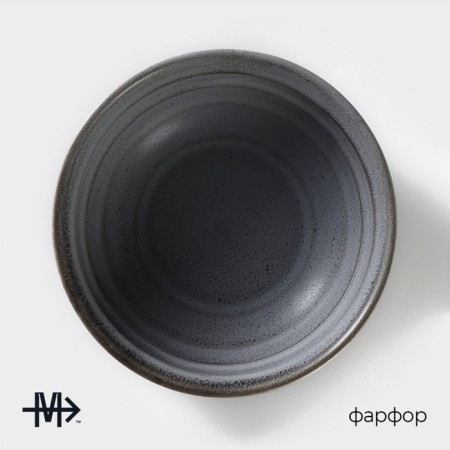 Porcelain bowl Magistro Urban, 260 ml, D = 12 cm, color gray color-1