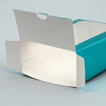 Box for Makarun, confectionery packaging "Biryuzovaya", 18 x 10.5 x 5.5 cm-5