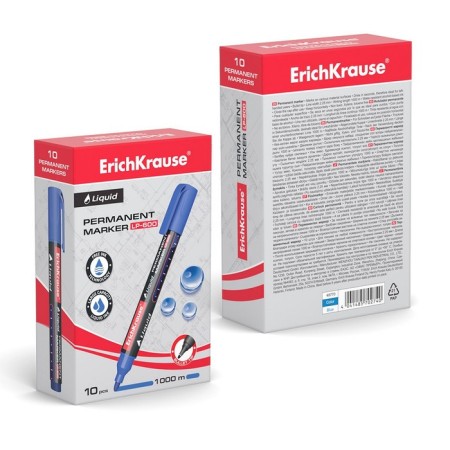 Permanent Erichkrause Liquid LP-600, 2.25 mm, alcohol-based liquid, blue-2