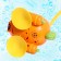 Children's shower for the bath "Submarine", with a brush for washing the head, works from batteries
