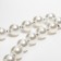Women's hat with beads minku Milk color, rr 56-58