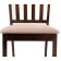 Wooden stool Midea array of gvee/fabric, nut/beige 43x48x94 cm