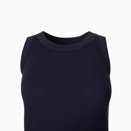 T-shirt female, dark blue color, size 44 (m)-7