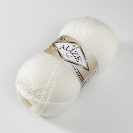 Yarn "Sal Simli" 95% acrylic, 5% metallic 460m/100g (450 pearls)-1