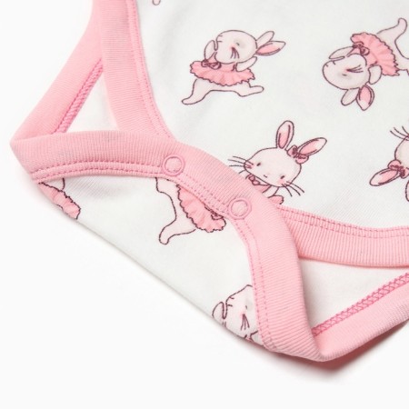 Body Children's, white color/bunnies, height 80 cm-3