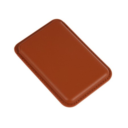 Cartholder for phone, leather, magsafe, brown-1
