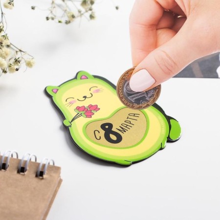 Magnet with a stamp-layer "Most Wonderful", 4.9 x 7 cm-1
